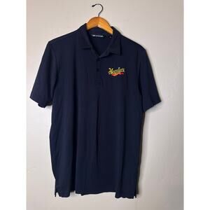 Travis Mathew Men's Black Polo with Meguiar's Embroidered Logo LARGE